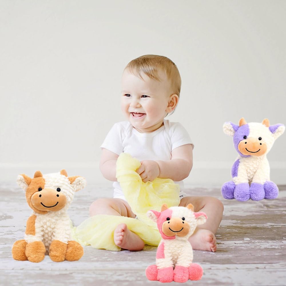 Cow Stuffed Animal Cute Cow Plush Doll Toy 9 Inch